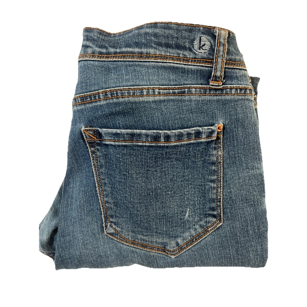 Kensie Jeans Effortless Ankle Mid Rise Skinny Blue Denim Pants Womens Size 8/29